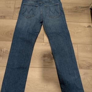 Mother Blue Jeans High Waister Hiker Hover